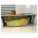 Vintage Key Duplicating Machine with Integrated Light