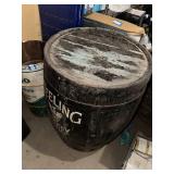 Teeling Whiskey Branded Oak Barrel