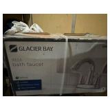 Glacier Bay Irena Chrome Bath Faucet with 4" Centerset