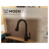 Moen Kaden 87966BRB Mediterranean Bronze Kitchen Faucet, Power Clean & Reflex Technology