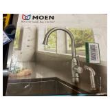 Moen Noell 87506SRS High Arc Kitchen Faucet with Spot Resist Finish