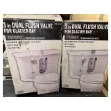 3 in Dual Flush Valve for Glacier Bay Toilets - Set of 2