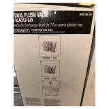 3 in Dual Flush Valve for Glacier Bay Toilets - Set of 2