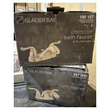 Lot of 2 Glacier Bay Bath Faucets, Brushed Nickel Finish