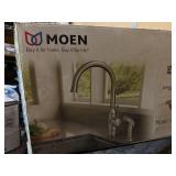 Moen Noell 87506SRS High Arc Kitchen Faucet with Spot Resist Finish