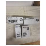 Collection of Master Lock Padlocks and Key Blanks