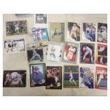 Collection of Sports Trading Cards with Autographed Memorabilia