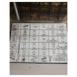 Comprehensive Weslock and CompX Keying Kits with Assortment of Locks and Accessories