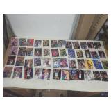 Large Collection of NBA Trading Cards Featuring Star Players