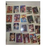 Large Collection of NBA Trading Cards Featuring Star Players
