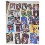 Large Collection of NBA Trading Cards Featuring Star Players