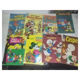 Collection of Vintage Comic Books Featuring Disney and Archie Characters