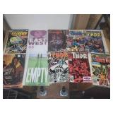 Collection of 15 Assorted Comic Books Featuring Marvel and DC Characters