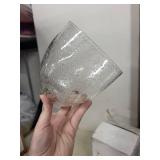 Quorum International Clear Seeded Glass Lamp Shade