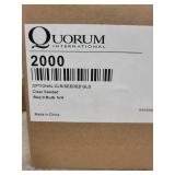 Quorum International Clear Seeded Glass Lamp Shade