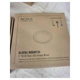 Lot of 2 LED Flush Mount Fixtures - Nora and Maxim Lighting