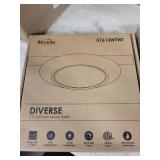 Lot of 2 LED Flush Mount Fixtures - Nora and Maxim Lighting