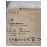 Lot of 2 LED Flush Mount Fixtures - Nora and Maxim Lighting