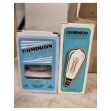 Set of 24 Dominion Ventures LED Bulbs, T20/E12 and ST12 Designs