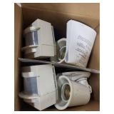 Heath/Zenith Motion Activated Security Light 2-Pack and Patriot LED Solar Landscape Light