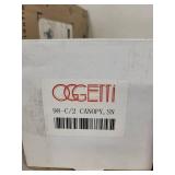 Set of 5 Oggetti Pendant Light Fixtures in Satin Nickel and Dark Bronze