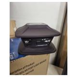 Set of 6 Crosby Solar Post Light Bronze by Patriot Lighting