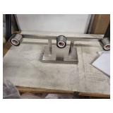 Modern Stainless Steel 3-Light Wall Fixture