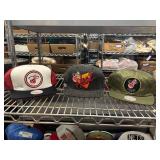 Set of 3 Miami Heat NBA Adjustable Snapback Caps