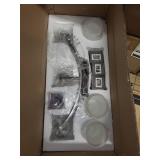 Sea Gull Lighting 3-Light Vanity Fixture, Brushed Nickel