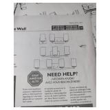 Sea Gull Lighting 3-Light Vanity Fixture, Brushed Nickel