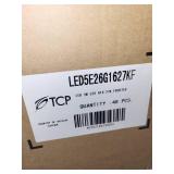 Set of 48 TCP 5W LED Dimmable Lamps - E26 Base, 2700K Frosted