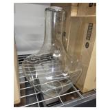 Set of 2 Hand-Blown Glass Vases