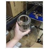 Set of 2 Hand-Blown Glass Vases