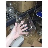 Set of 2 Hand-Blown Glass Vases