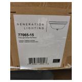 Lot of 2 Ceiling Light Kits: MinkaAire K9120L and Generation Lighting 77065-15