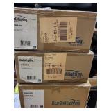 Lot of 3 Sea Gull Lighting Two Light Ceiling Flush Mount Fixtures