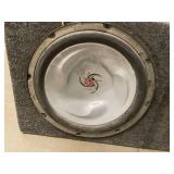 Used Dual Subwoofer Box with Kenwood and MTX Subwoofers