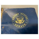 United States Senate Notebook and TREA Then & Now Book