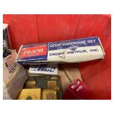 Large Assortment of Door Hardware and Key Blanks