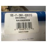 Assortment of Deadbolt and Latch Paddle Handles with Boxes