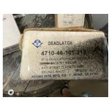 Assortment of Deadbolt and Latch Paddle Handles with Boxes