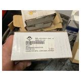 Assortment of Deadbolt and Latch Paddle Handles with Boxes