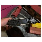 Set of Vintage Model Trains and Station