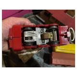 Set of Vintage Model Trains and Station