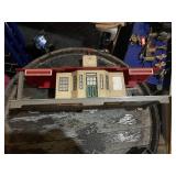 Set of Vintage Model Trains and Station