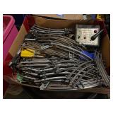 Set of Vintage Model Trains and Station