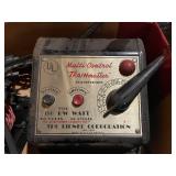 Set of Vintage Model Trains and Station