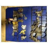 Assortment of 100+ Metal Key Blanks on Display Panel