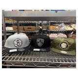 Set of 3 Brooklyn Nets Mitchell & Ness Fitted Caps