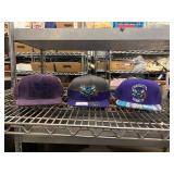 Set of 3 Charlotte Hornets Mitchell & Ness Snapback Hats New with Tags
